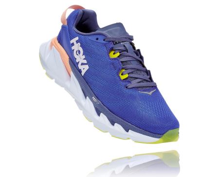 Hoka One One Elevon 2 - Pantofi Mers Dama Albastri / Albi | RO-7mqeuxV